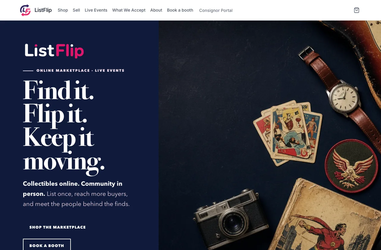 ListFlip storefront